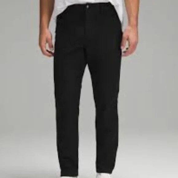 Lululemon Athletica ABC Pant Classic Black Chinos Slim Fit Size 32 - Picture 2 of 9